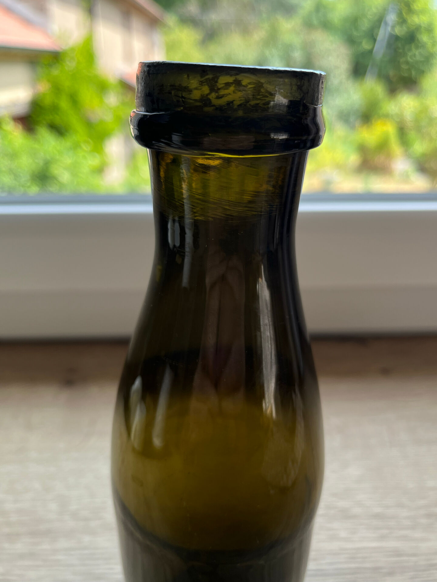 Set of 4 vintage bottle vases