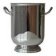 Elegant metal champagne bucket