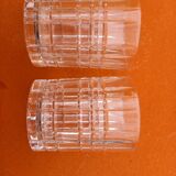 Produit BHV Set de 6 shots art déco modernistes en verre taillé
