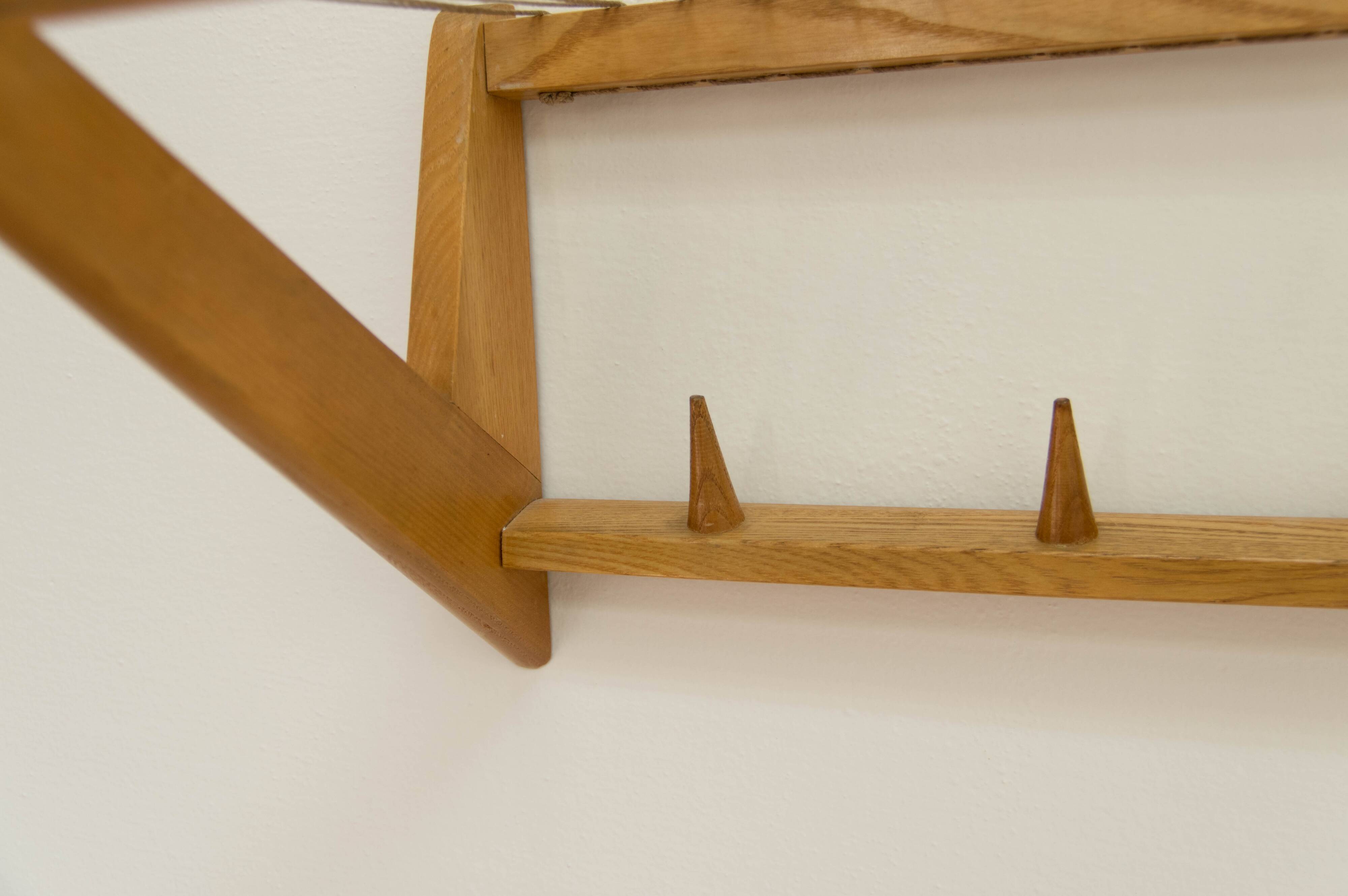 Wooden Wall Hanger by ULUV, 1970s