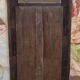 natural wood trumeau with oil painting on panel