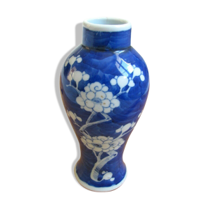 vase céramique bleu