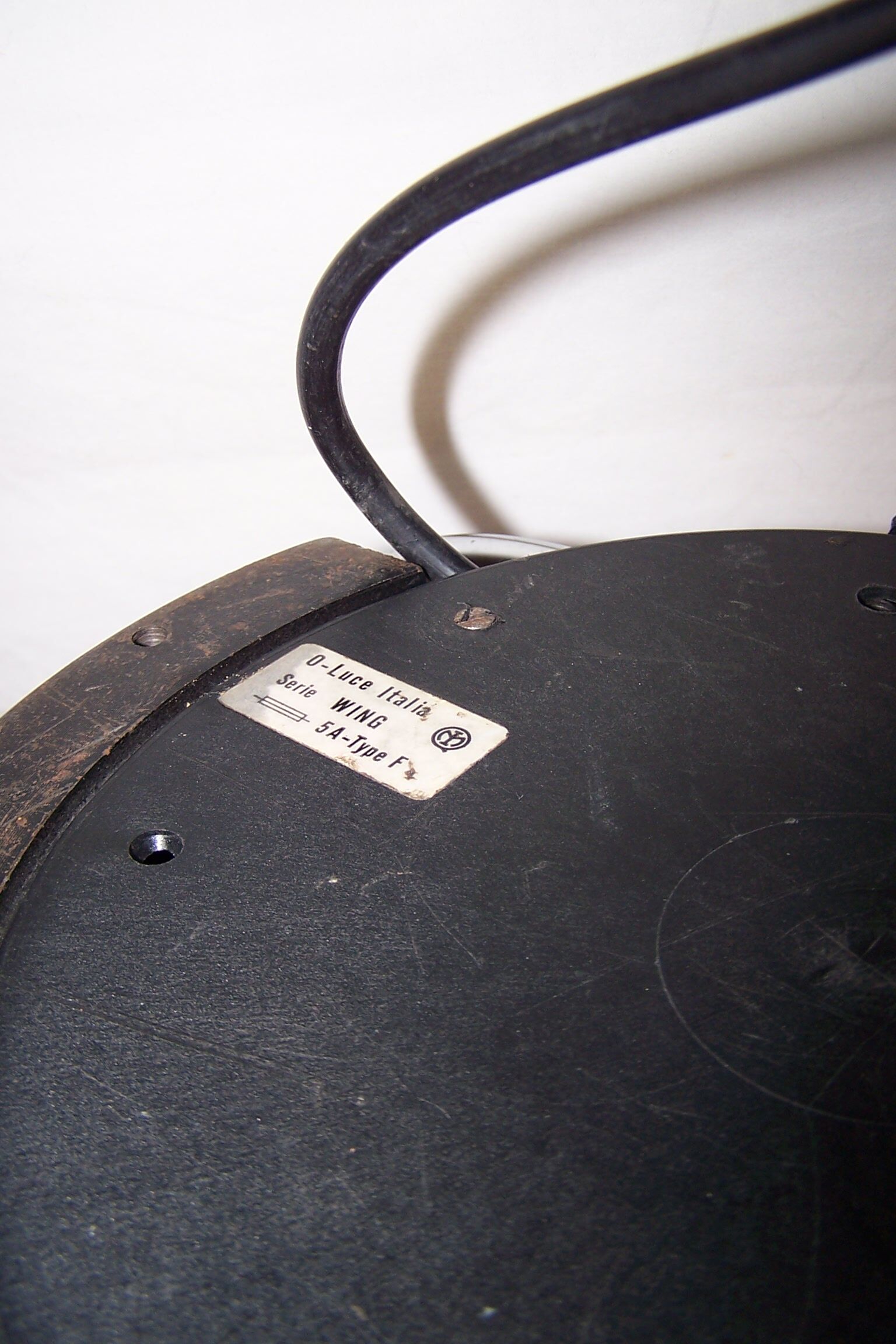 Italian floor lamp O-Luce by Bruno Gecchelin-wing 627-years 70