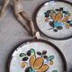 Set 4 assiettes dessert Corfou Boch 1966