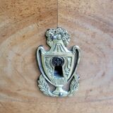 Empire commode in walnut with white marble top from the 19th century