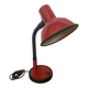 Antique style desk lamp aluminor red metal + black plastic vintage