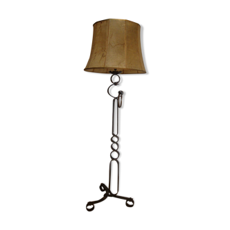 Lampe en fer forgé