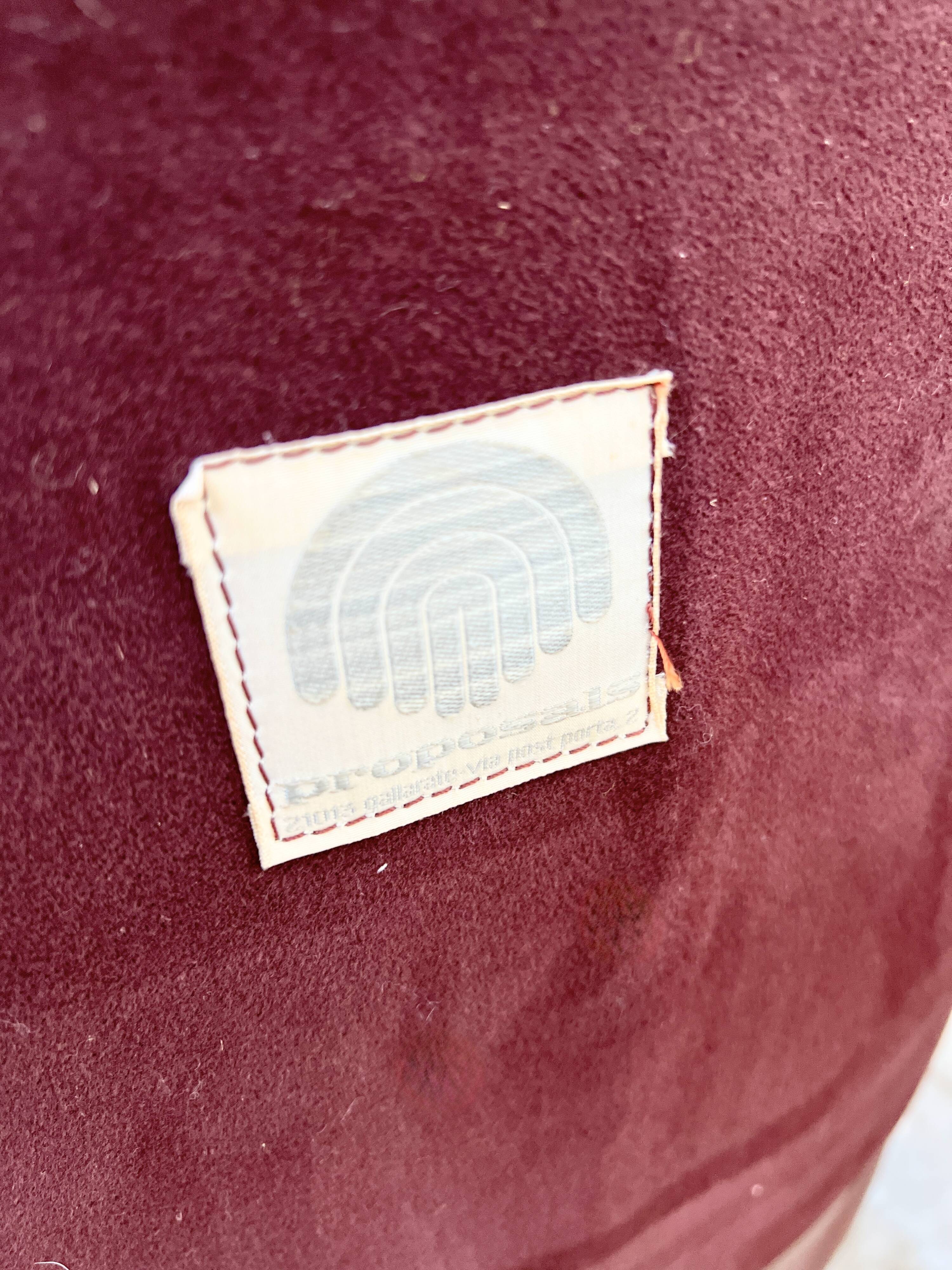 Havana leather armchair and ottoman P60