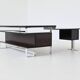Bureau d'angle de direction Abbondinterni en acajou, Italie, 1970