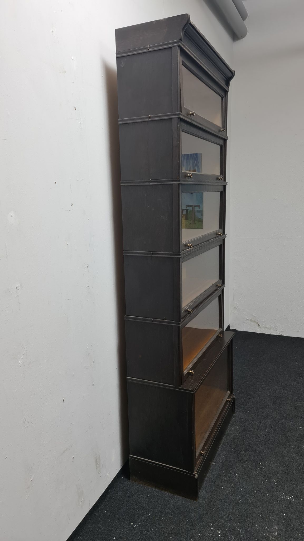 Vintage oak Barristers book shelves by Soennecken Germany
