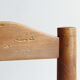 Set of six 1950s chairs in solid wood and straw