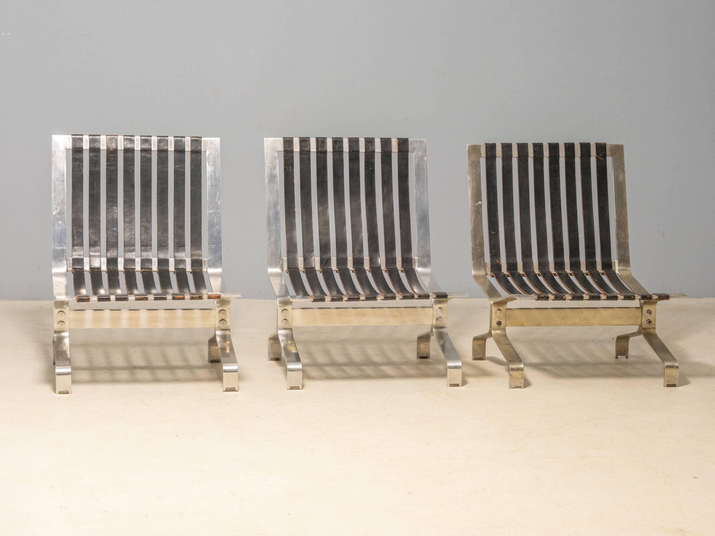 Set of Rolling Chairs, Zbyněk Hřivnáč, 1963, Czechoslovakia