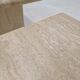 Set of 3 italian travertine coffee or side tables, 1980s