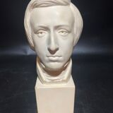 Man's face in plaster