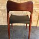 Vintage Scandinavian chair 1960 teak Niels Otto Møller chair