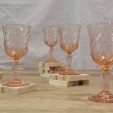 Set of 6 Luminarc Rosaline liqueur/port glasses