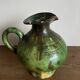 Provence 1950 jar in green glazed earthenware