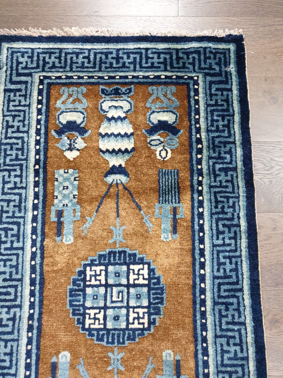 Antique Handmade Chinese Rug