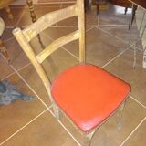 Chaise bistrot rouge