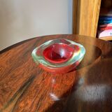 Alessandro Mandruzatto, Sommerso. Murano glass ashtray.