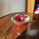 Alessandro Mandruzatto, Sommerso. Murano glass ashtray.