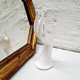 White soliflore hand