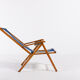 Italian foldable chaise longue by Fratelli Reguitti 1960