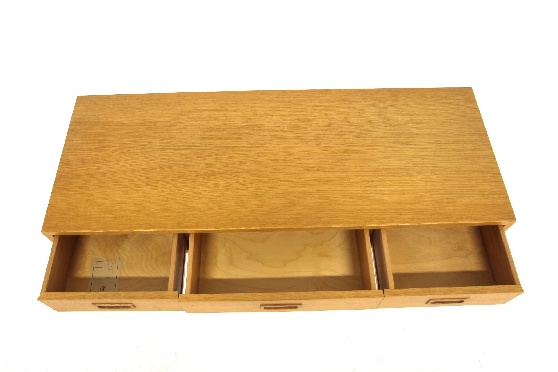 Scandinavian oak chest of drawers, Nybro Fabriken, Fröseke, Sweden, 1960