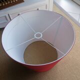 Custom-made lampshade diam. 48 cm cherry red