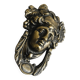 Large antique style brass metal knocker.