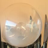 Chrome parquet lamp