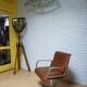 Cognac leather armchair by Delta 2000 for Wilkhahn, Germany, 1960s
