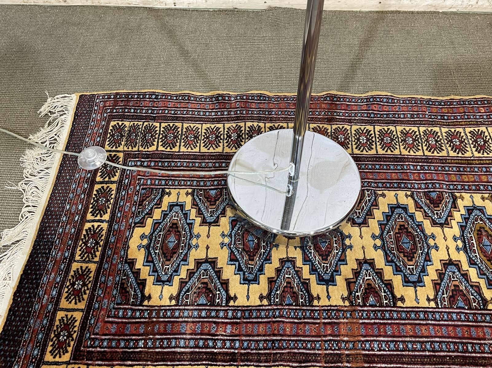 1980s chrome floor lamp with 5 adjustable branches