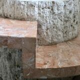 Black-pitched coffee table and faux marble tackle, Italy, 1970