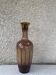Soliflore vase in beige and gold glazed ceramic, numbered and vintage