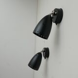 Paire de appliques murales réglables du milieu du siècle (5 ensembles)