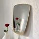 Vintage gold rockabilly wall mirror