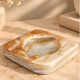 Vintage onyx catchall – Honey and cream tones