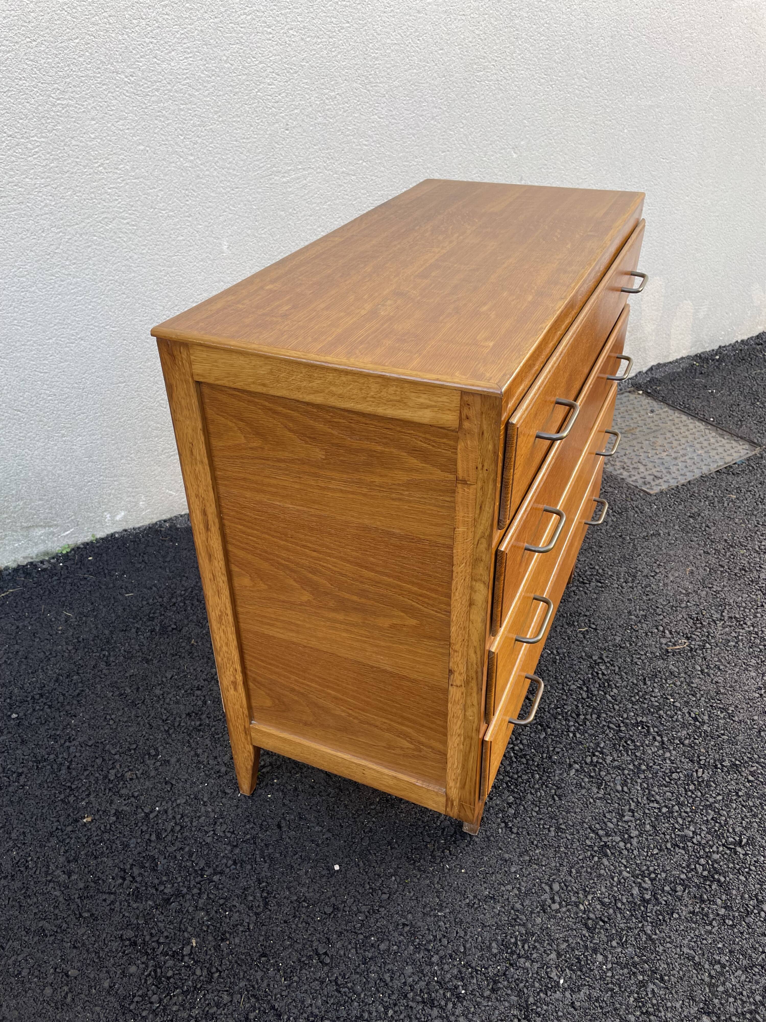 Commode vintage pieds compas