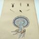 Old engraving from 1838 - Rhizostome jellyfish - Zoological hand-colored plate by Dumenil