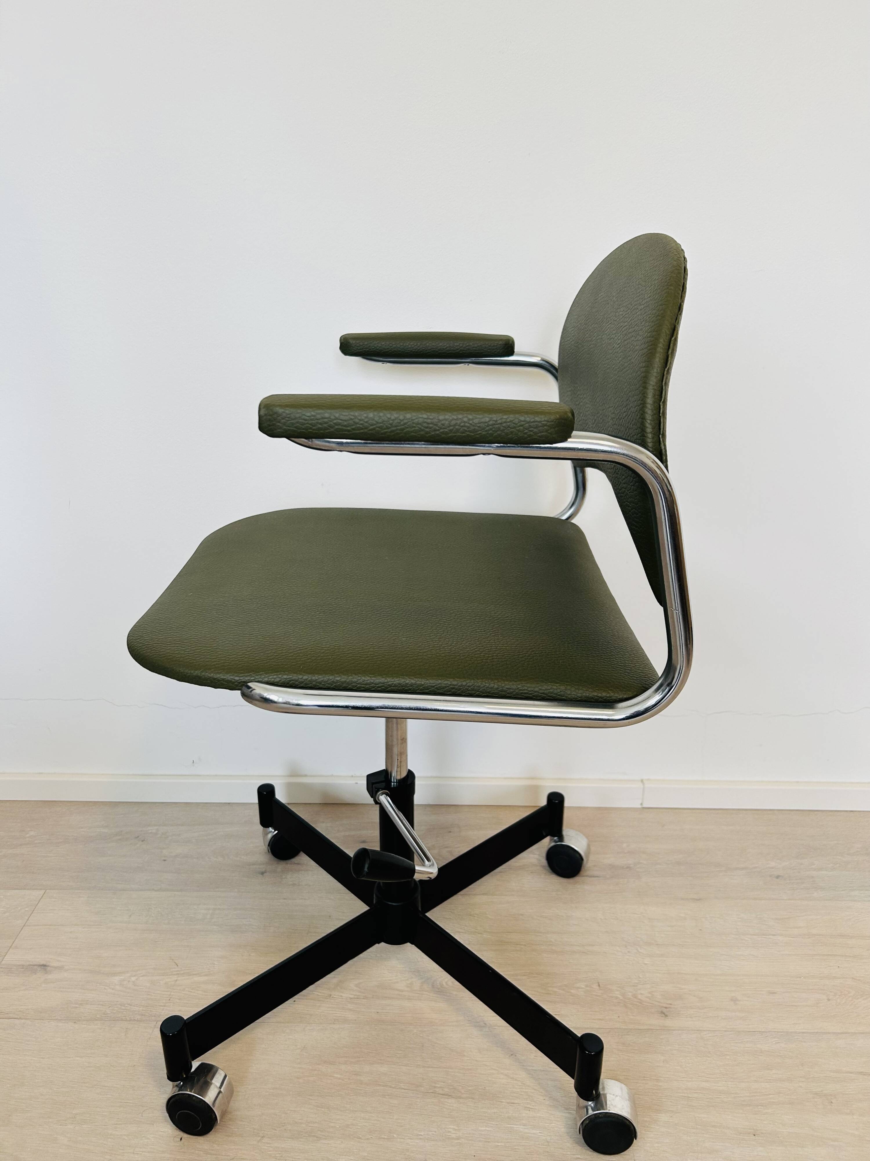Vintage Fern Grey Office Chair by Kovona from Czechoslovakia 1970’s