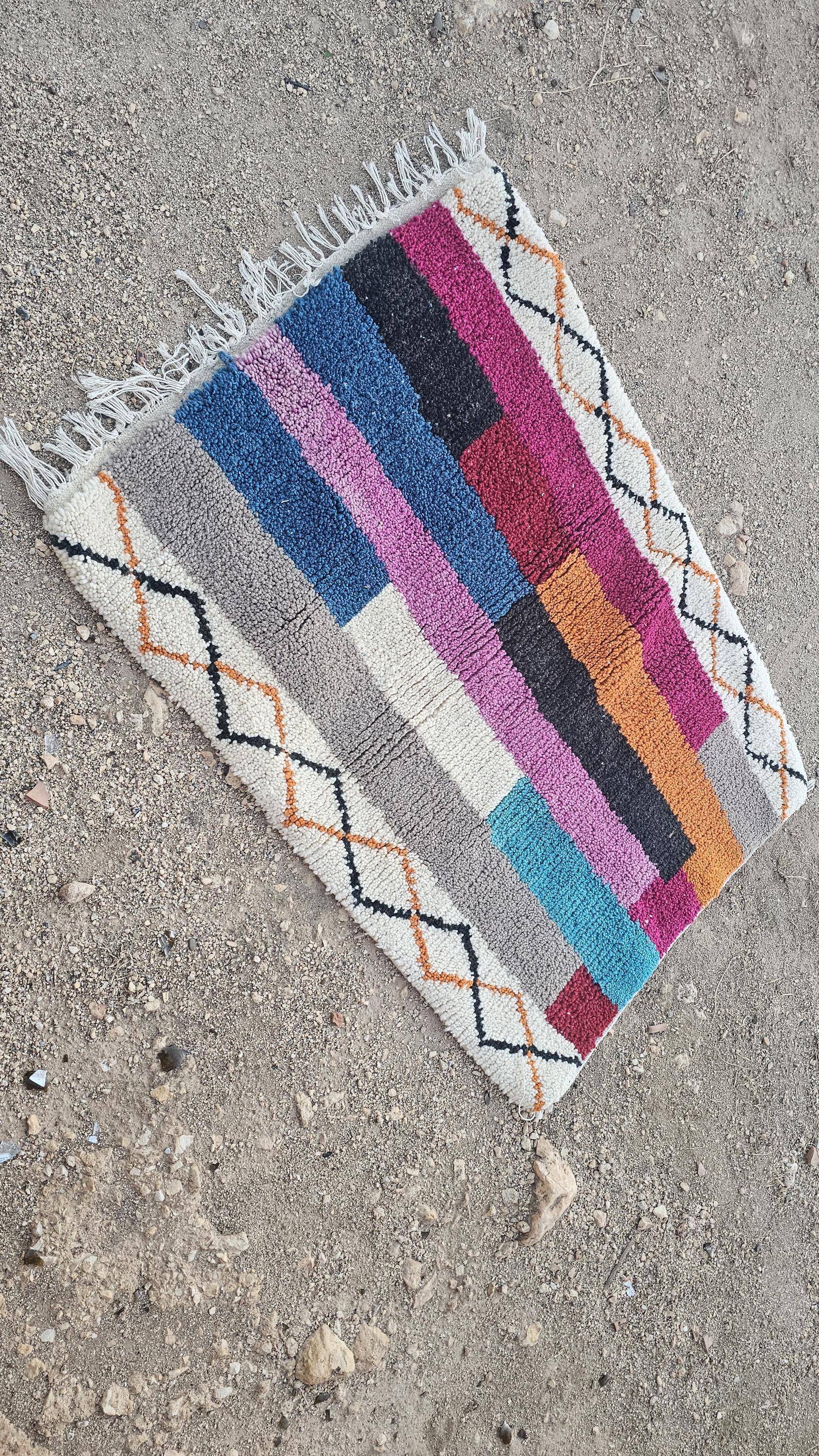 Traditional Moroccan rug, pure wool, 3x2 m.