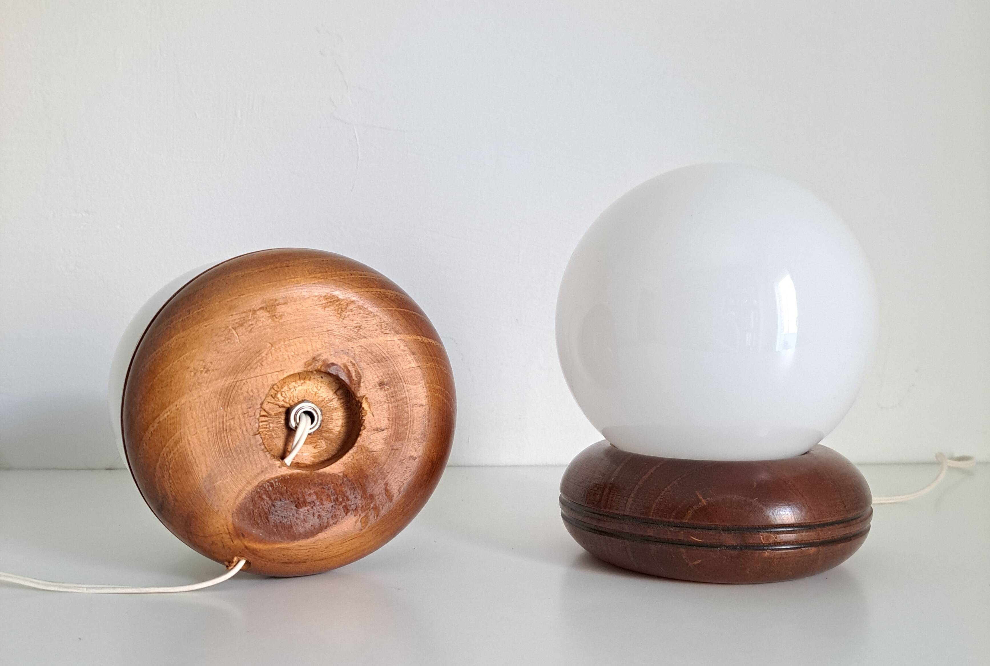 Pair of bedside lamps