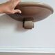 3 Kostka enamelled ceramic wall lights