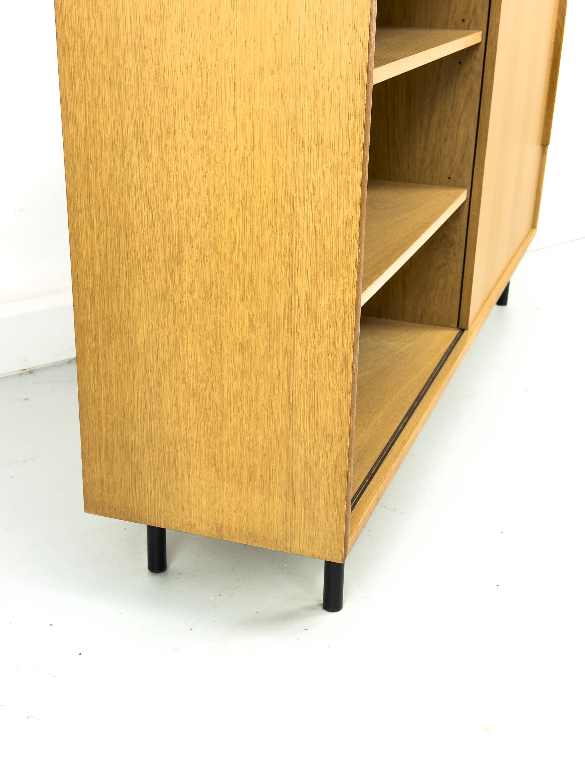 Oak Cabinet with One Sliding Door from WK Möbel, 1960s