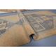 1970s Turkish Oushak handmade runner rug 95x386
