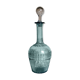 Blue glass carafe with vintage pegs