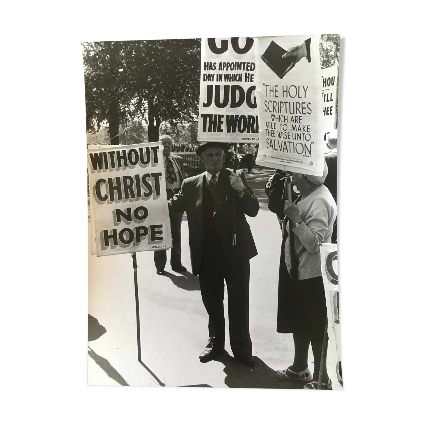 Photographie aux états unis d'une manifestation religion jesus