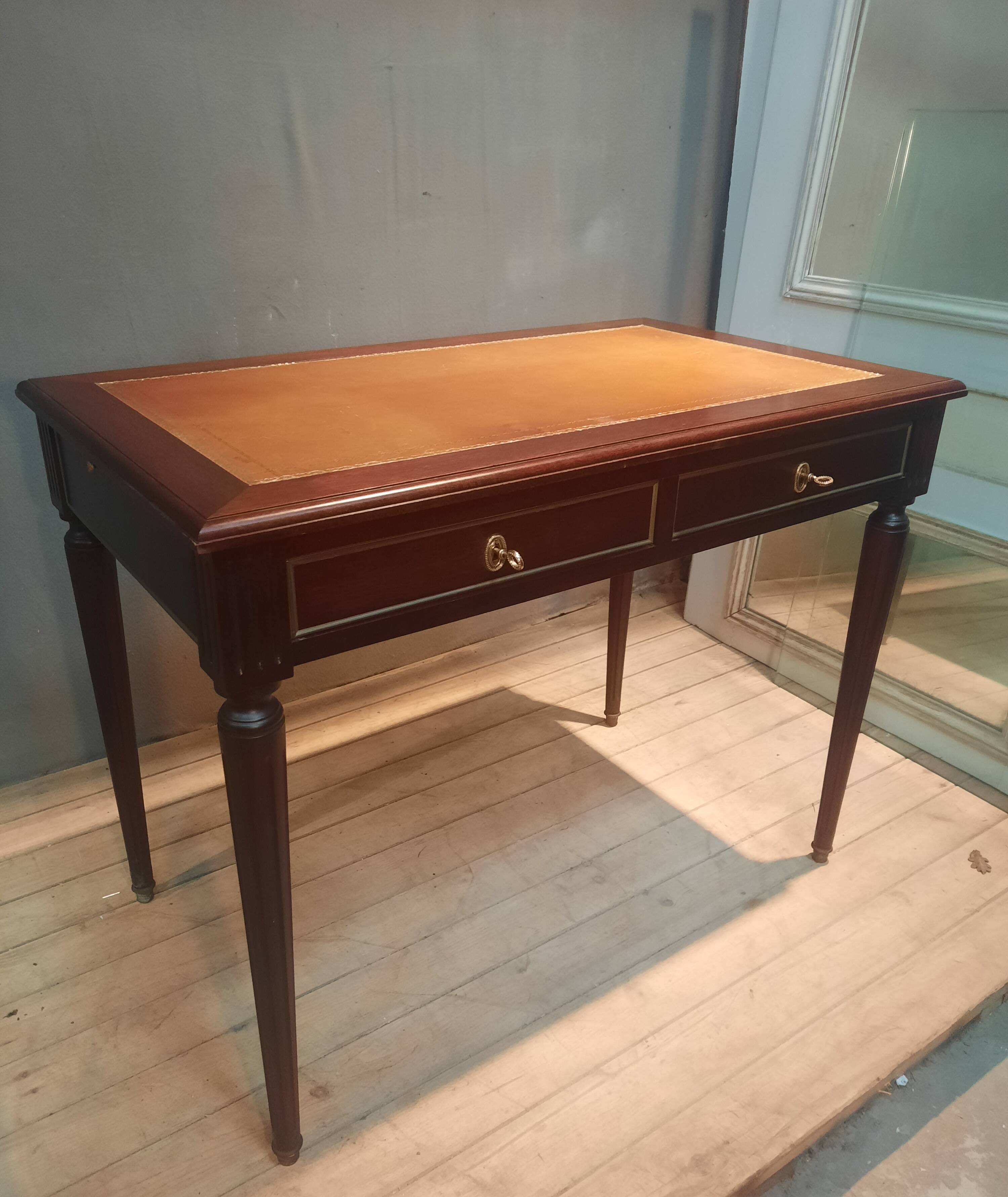 Louis XVI style bureau plat