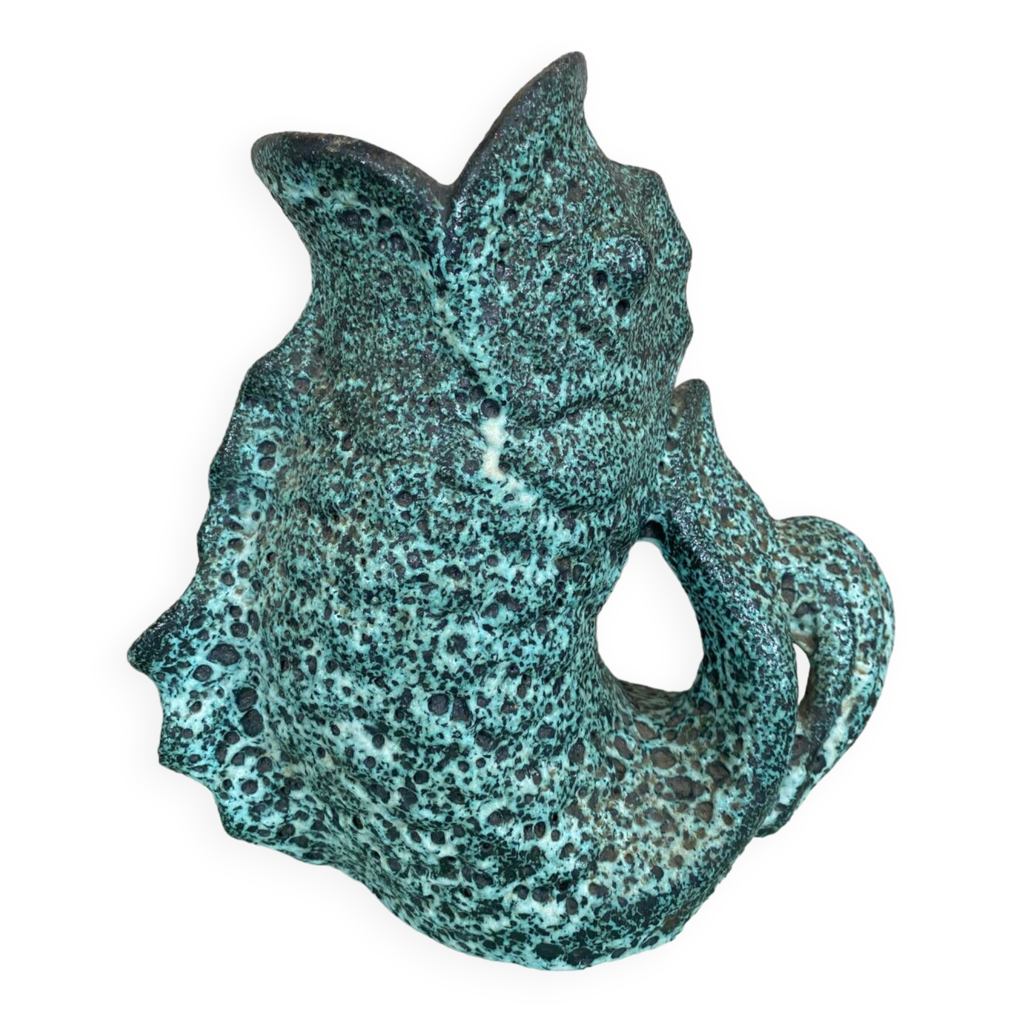 Vallauris zoomorphic fish vase